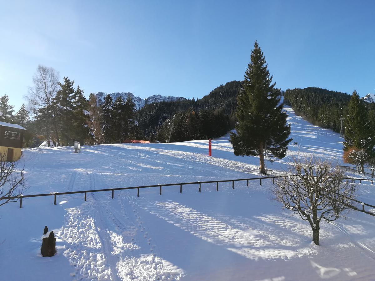 Romantic Chalet-Style Flat With Mountain View Torgon Kültér fotó
