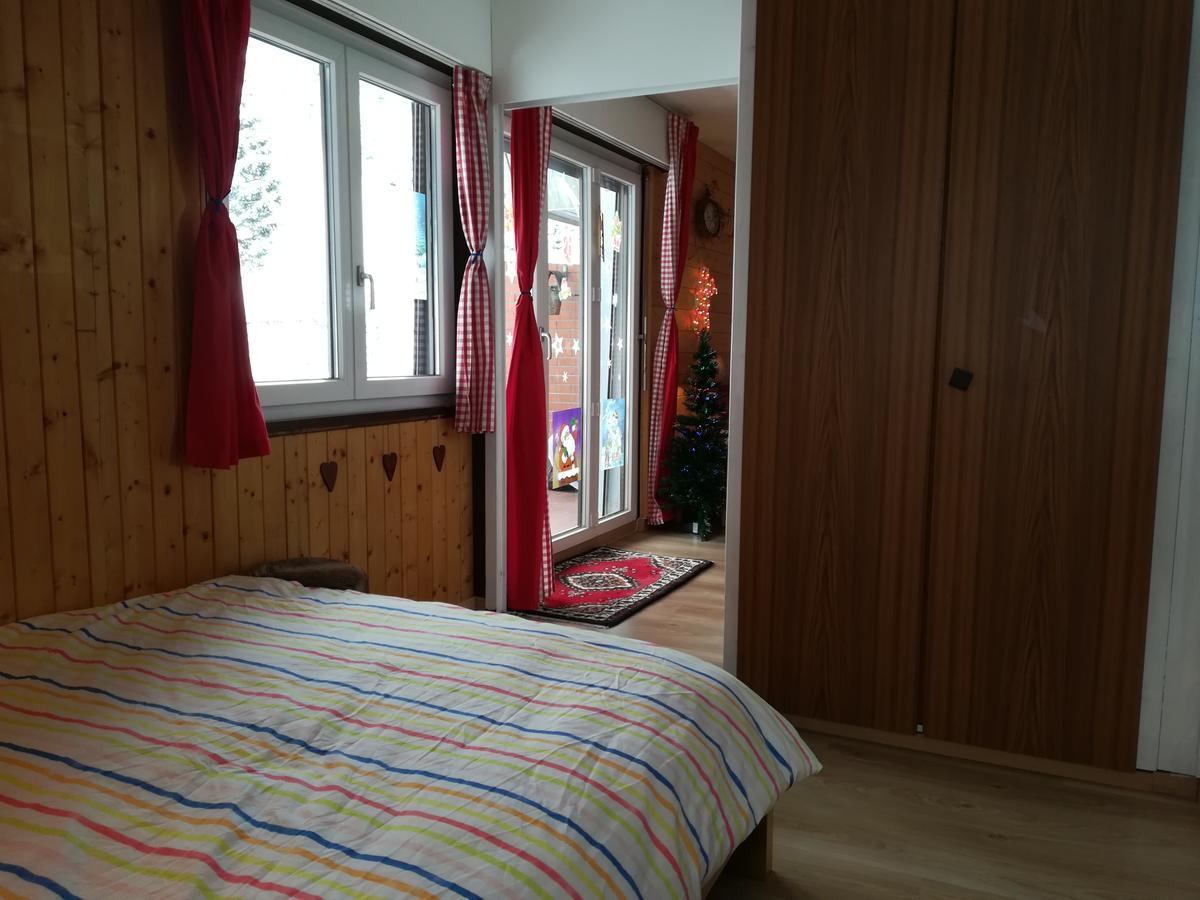 Romantic Chalet-Style Flat With Mountain View Torgon Kültér fotó